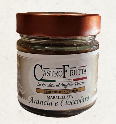 MARMELLATA DI ARANCIA E CIOCCOLATO VASETTI - MARMELLATA ARANCE E LIQUIRIZIA - Prodotti Tipici Calabresi CASTROFRUTTA SAS