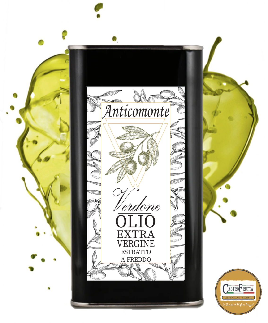 5 Lt - Latta OLIO Extravergine di oliva - Verdone 5 Lt - Latta OLIO Extravergine di oliva - Verdone, Formato: 5 L con spedizione standard