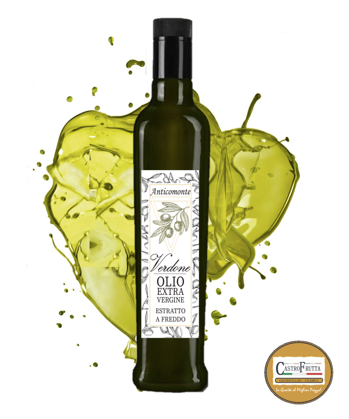 OLIO Extravergine di oliva - Verdone 500ml