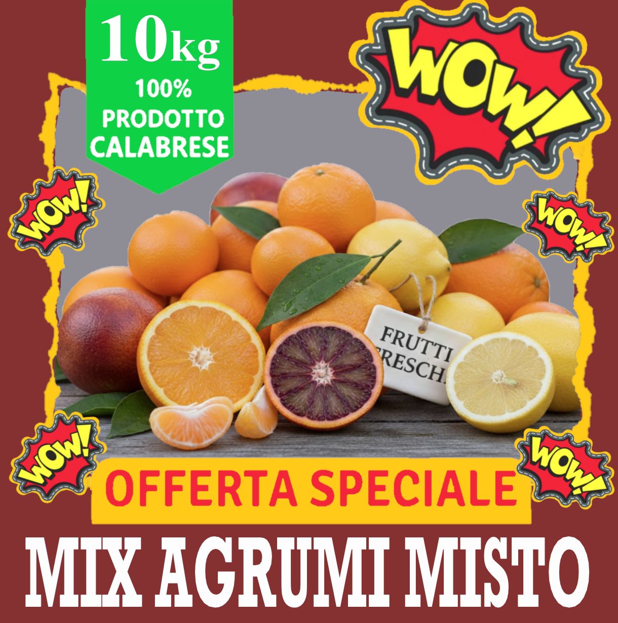 BOX AGRUMI MISTO BOX AGRUMI MISTO, BOX CONVENIENZA: 10KG