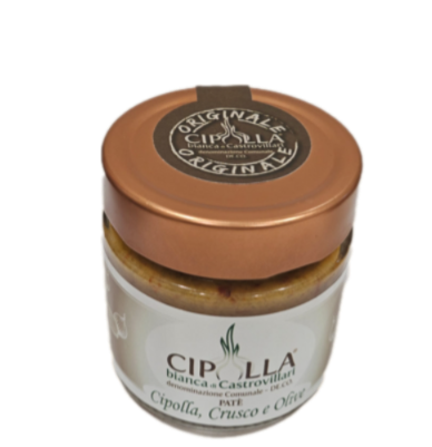 Conserva - CIPOLLA  CRUSCHI E OLIVE - 200g
