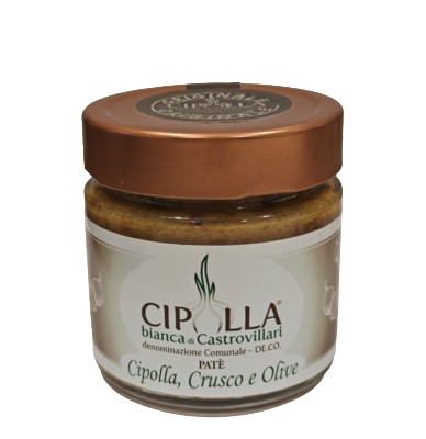 Conserva - CIPOLLA CRUSCHI E OLIVE - 200g Conserva - CIPOLLA CRUSCHI E OLIVE - 200g
