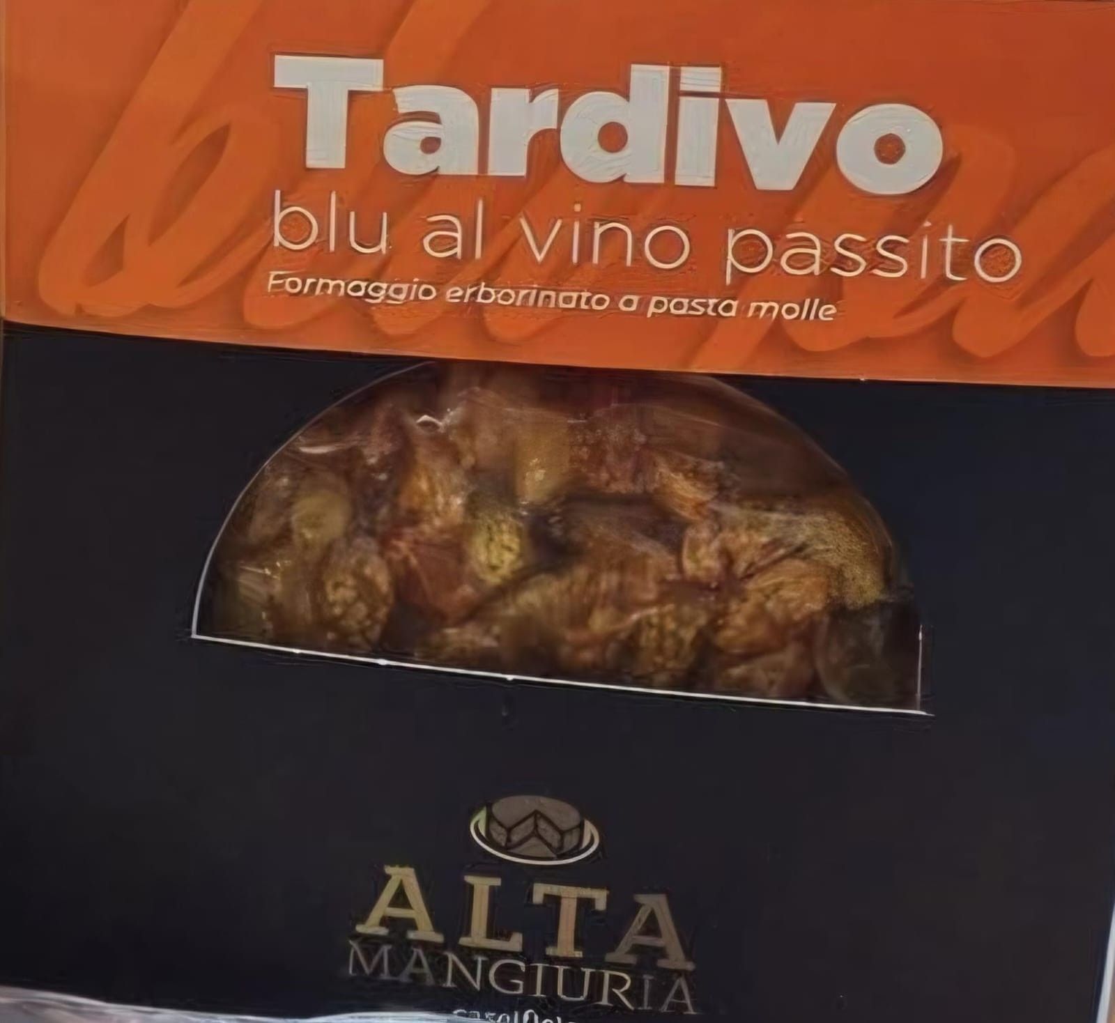 Formaggio Vaccino TARDIVO BLU - AL VINO PASSITO