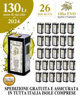 MAXI OFFERTA OLIO 2024-2025 - 26 latte 5 Lt cadauna MAXI OFFERTA OLIO 2024-2025 - 26 latte 5 Lt cadauna