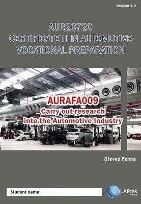 AURAFA009 - Carry out research into the automotive industry.