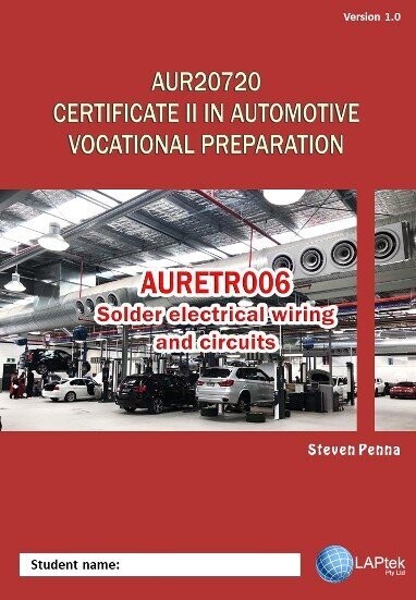 AURETR006  - Solder electrical wiring and circuits.
