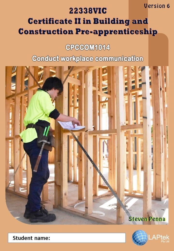 CPCCCM1014 - Conduct workplace communication
