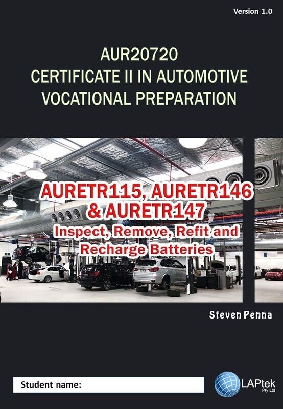 AURETR115-146-147 Inspect, remove, refit and recharge batteries
