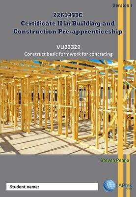 Construct basic formwork for concreting - Course Code 22614VIC