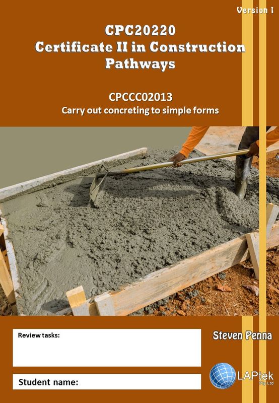 Carry out concreting to simple forms - CPC20220