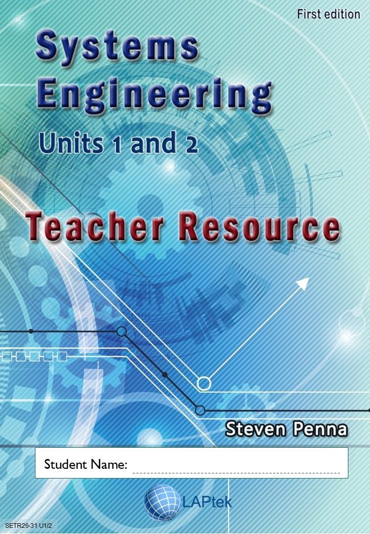 Systems Engineering 2026-2031 - Teacher Resource Units 1 & 2