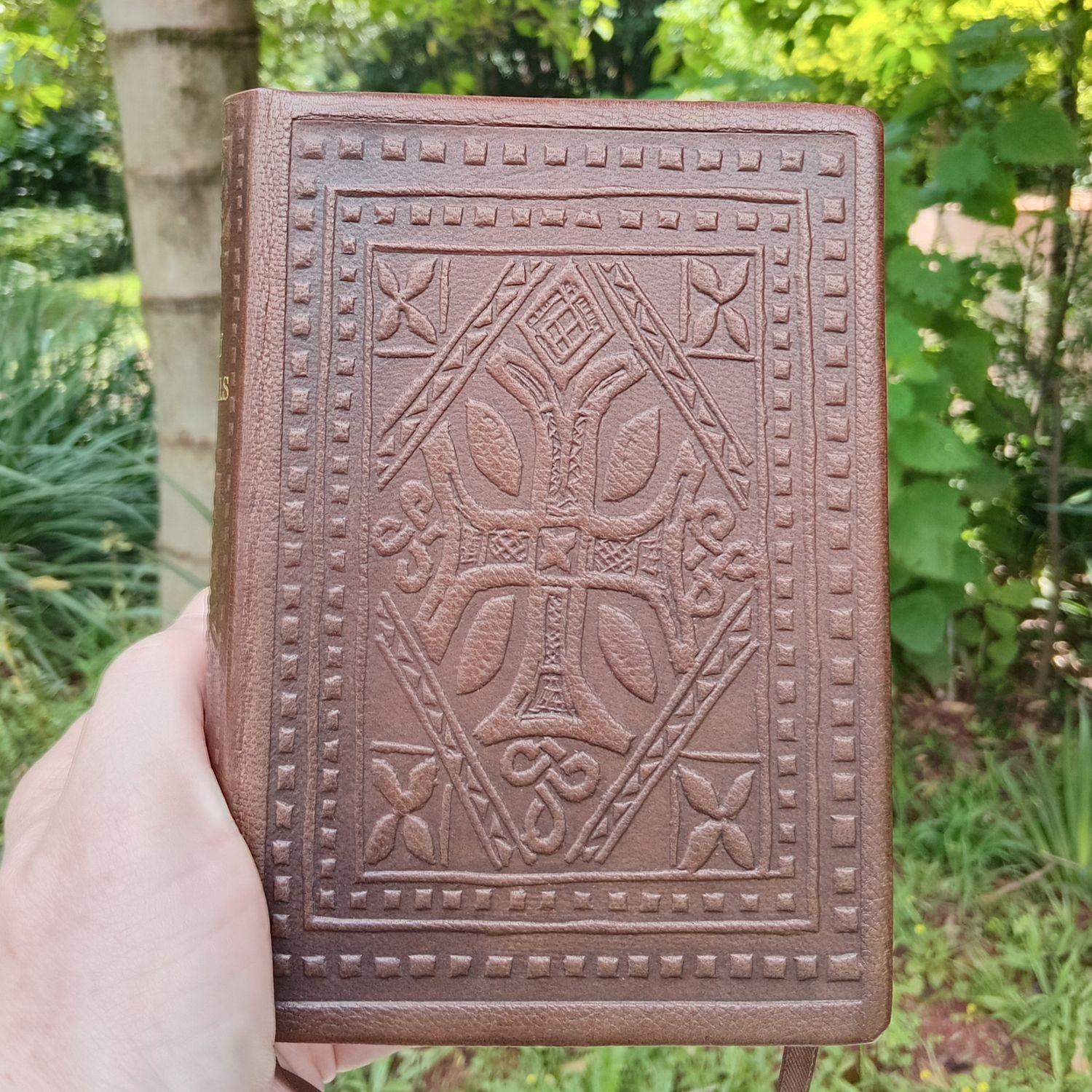 Dos-à-dos Psalter and Gospels in Brown Goatskin, Fr Lazarus Moore's translation