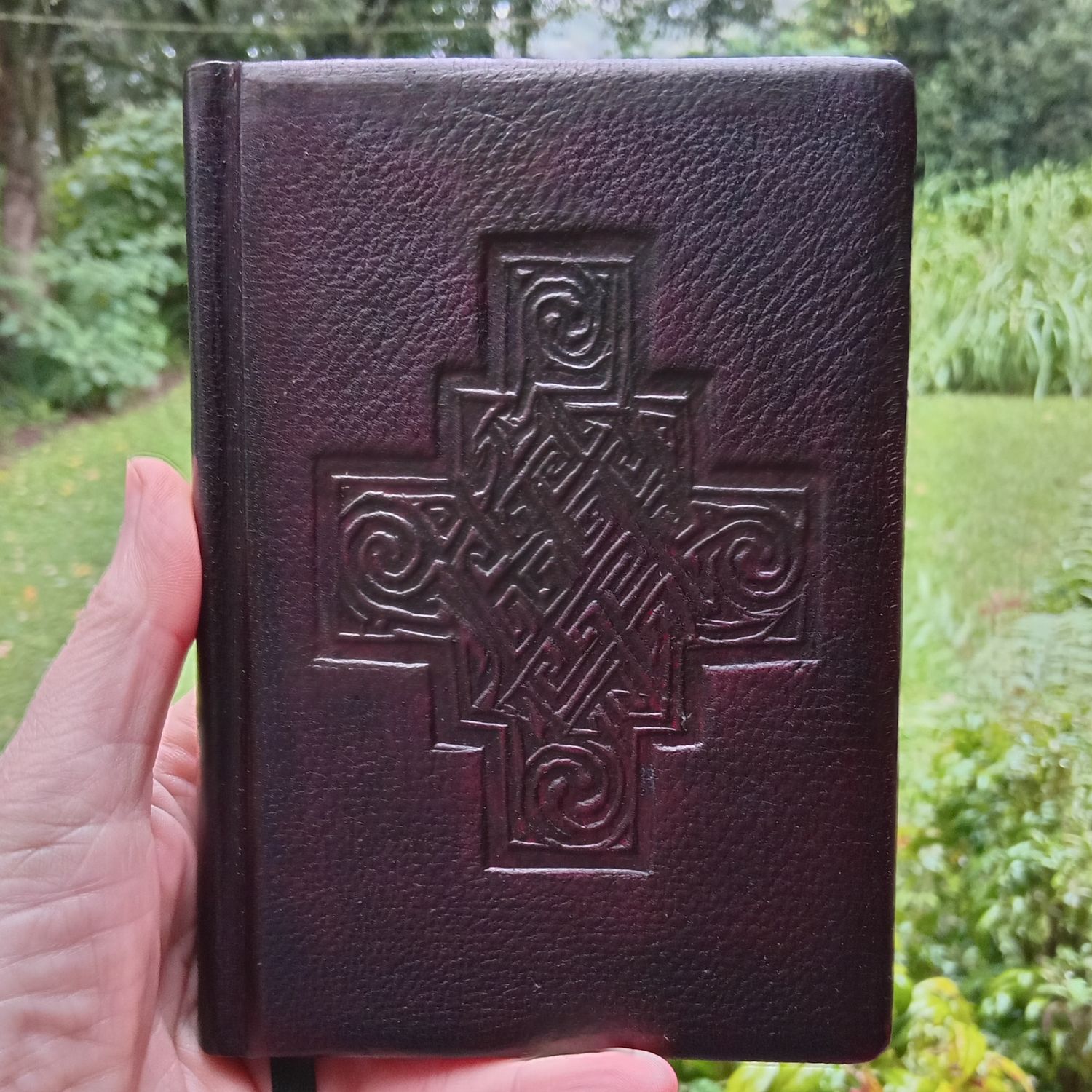 After the Apostles, Leatherbound Texts from the Apostolic Fathers, Dark Wine Goatskin