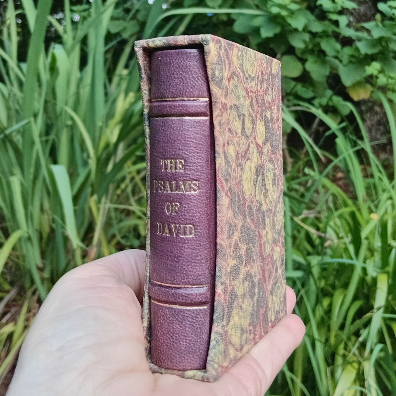 The Coverdale Psalter, Burgundy Goatskin, A7-sized with slip case