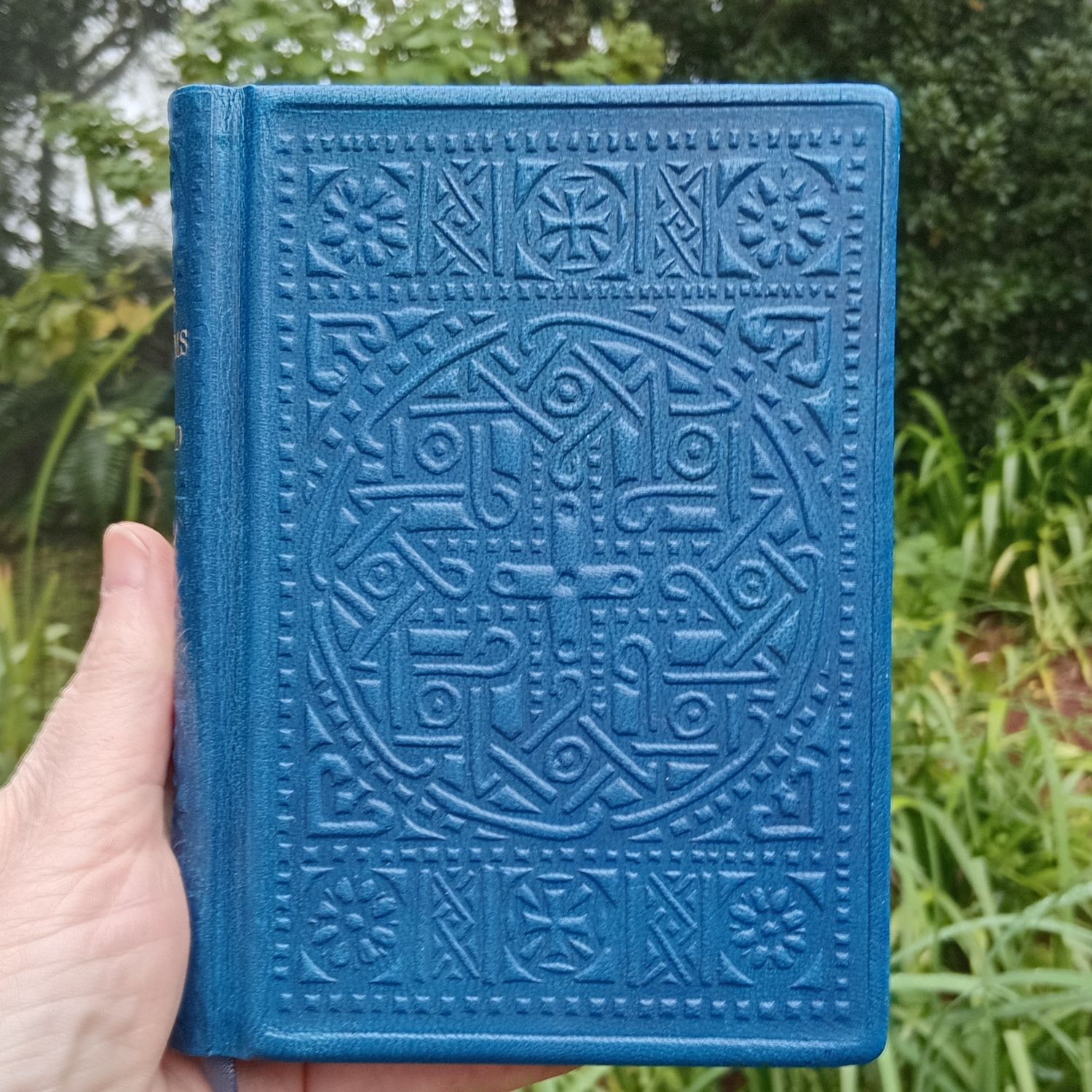 Coverdale Psalter, Handbound in Blue Goatskin