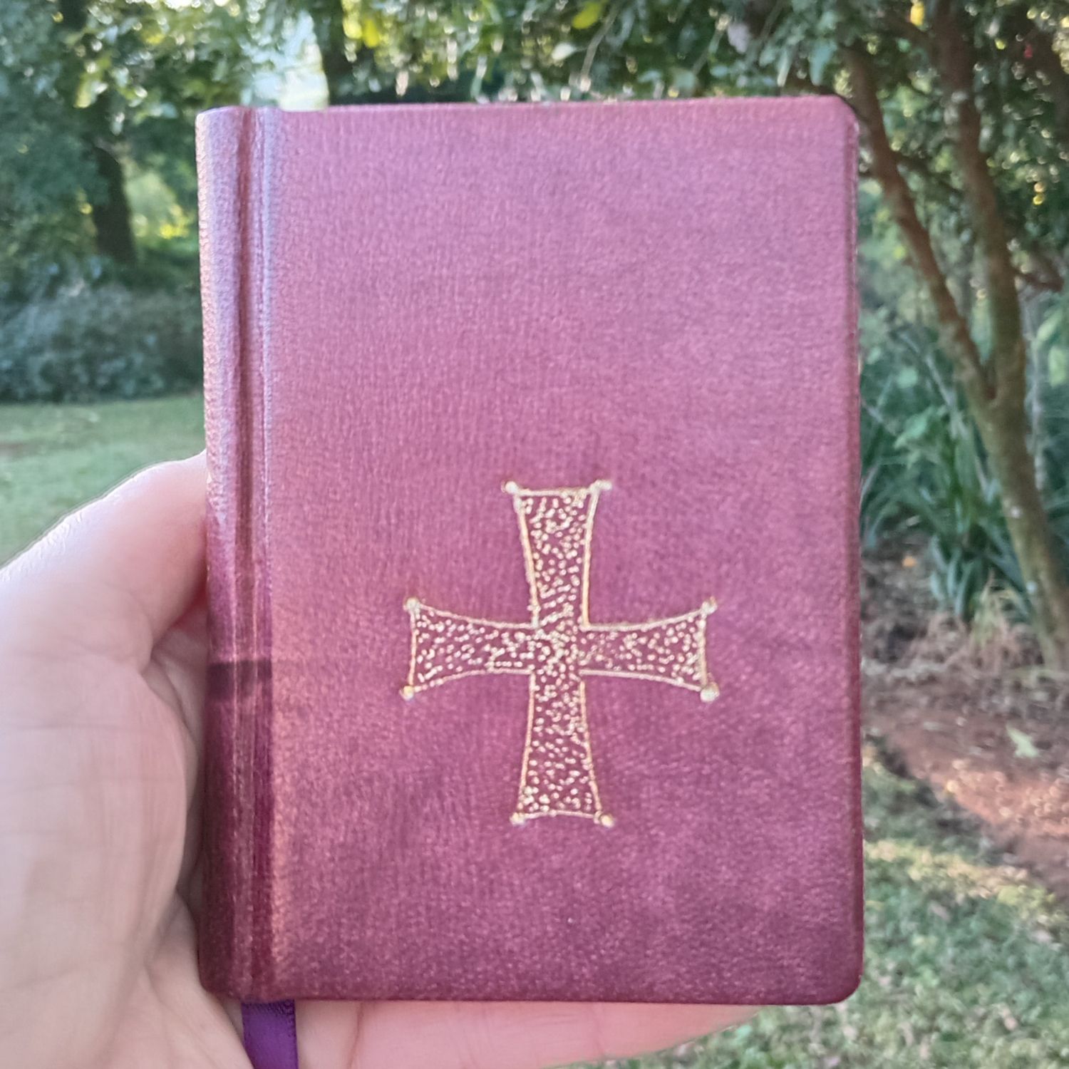 The Wisdom of St Isaac the Syrian, Burgundy Goatskin, A7-sized with slip case