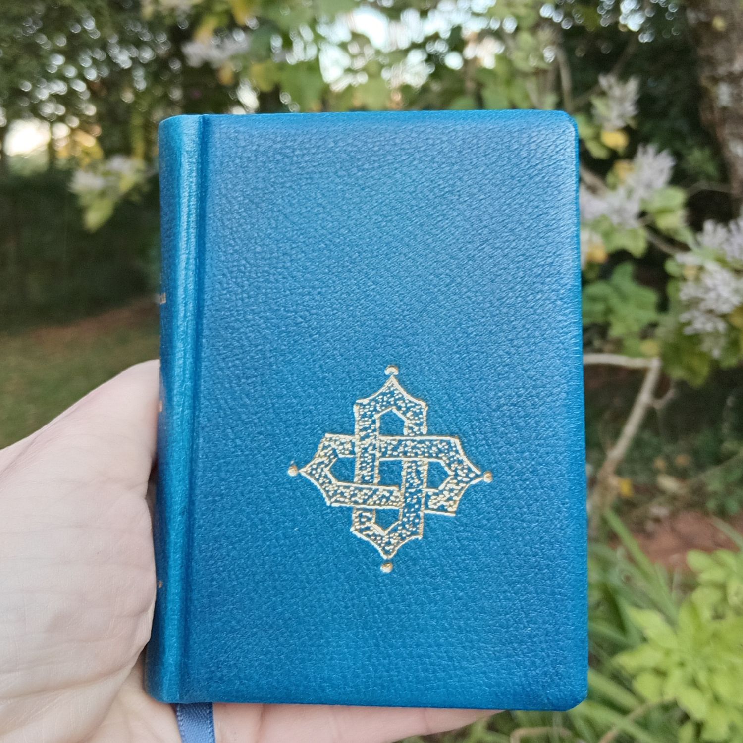 The Wisdom of St Isaac the Syrian, Blue Goatskin, A7-sized with slip case