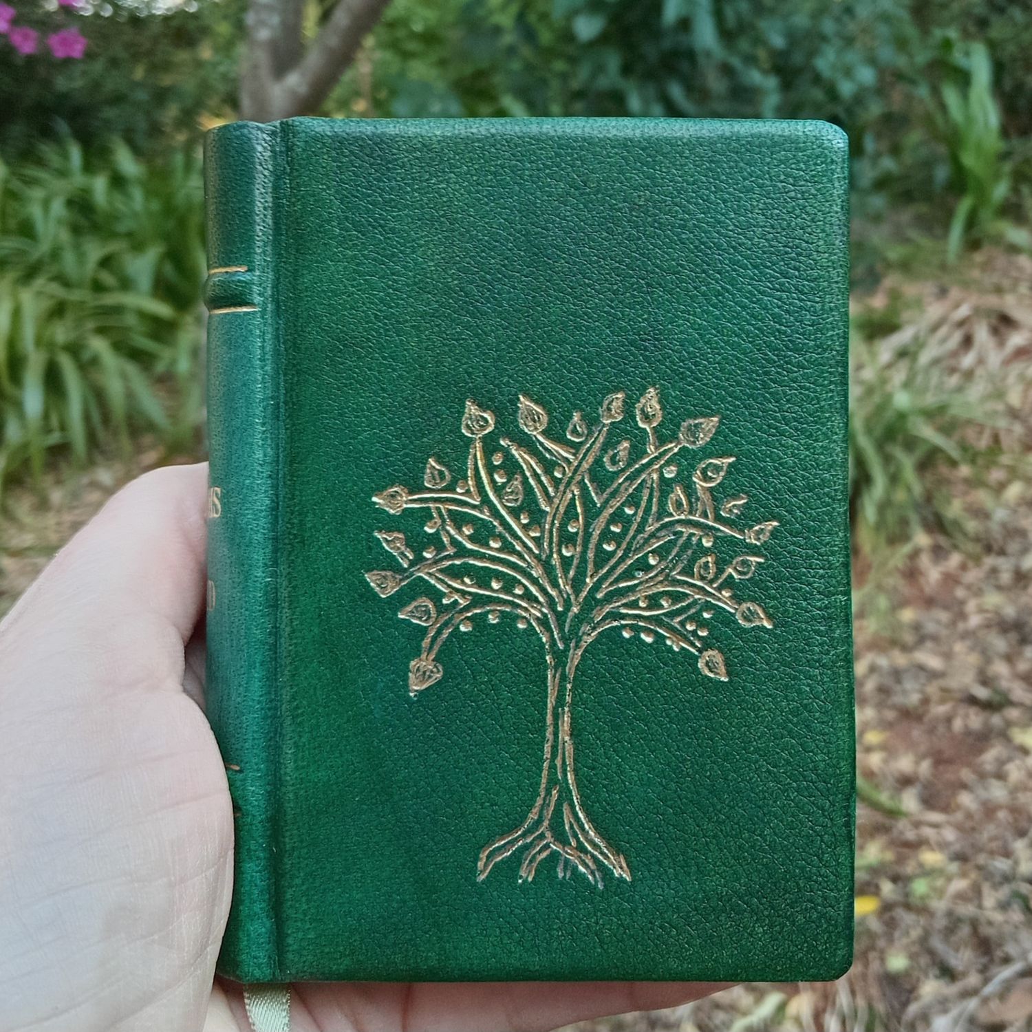 The Coverdale Psalter, Green Goatskin, A7-sized with slip case