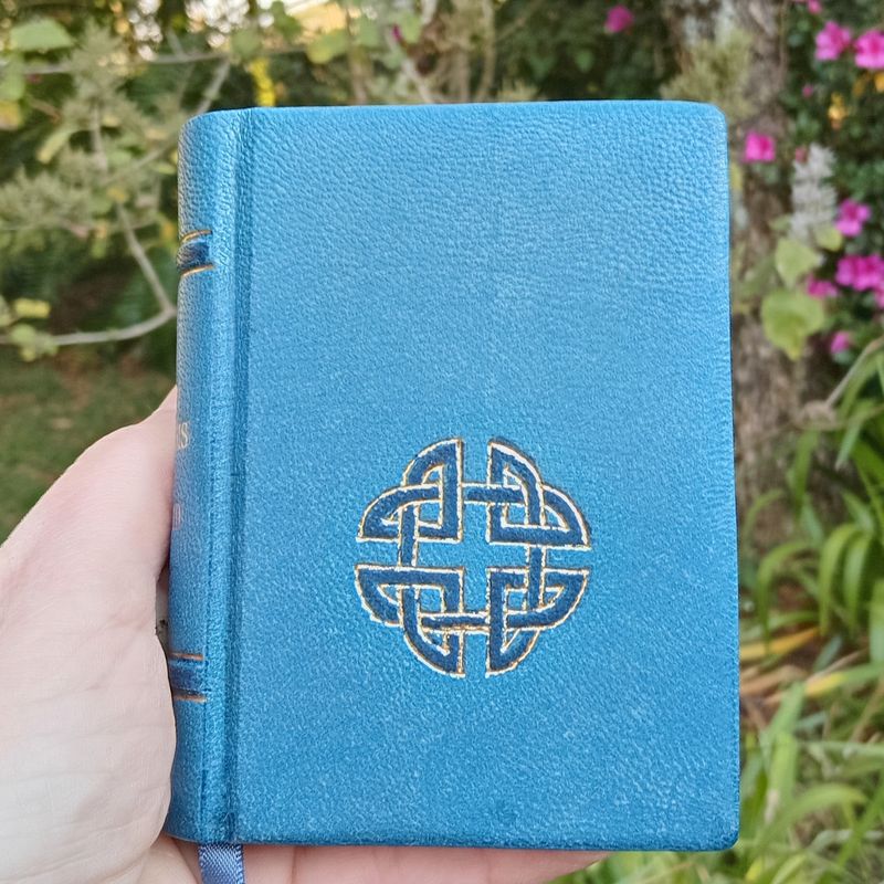 The Coverdale Psalter, Blue Goatskin, A7-sized with slip case