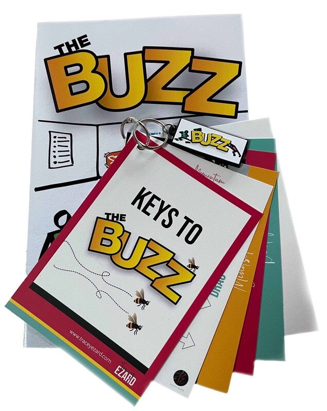 The Buzz Book and Keys to The Buzz Cards Bundle