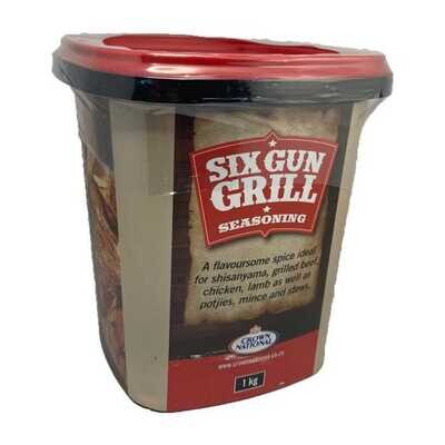 Six Gun Grill Seasoning 1kg Tub