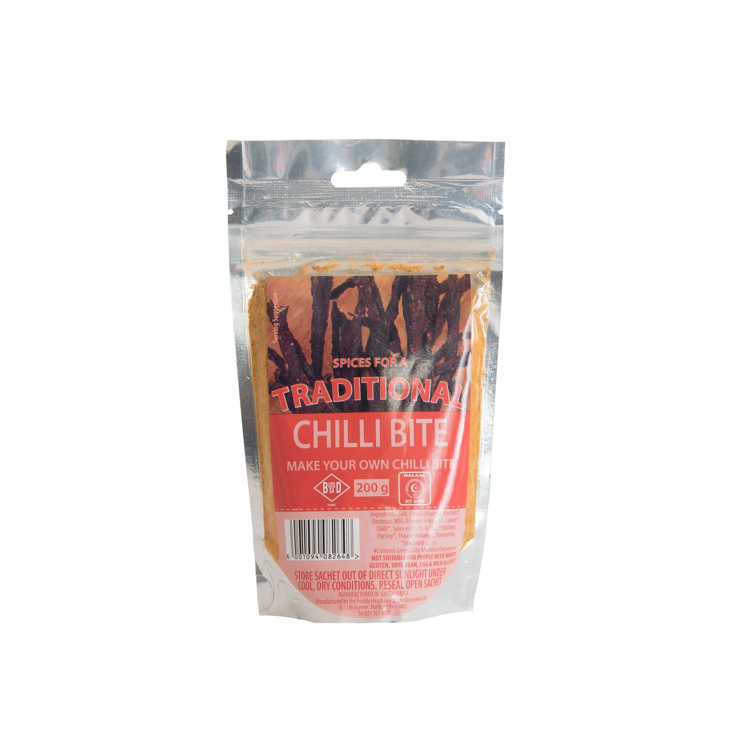 Freddy Hirsch Traditional Chilli Bite 200g - 3 Pack