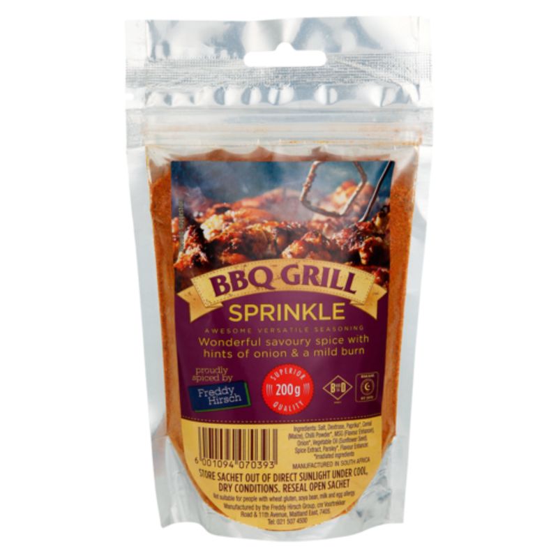 Freddy Hirsch BBQ Grill Sprinkle - 3 Pack