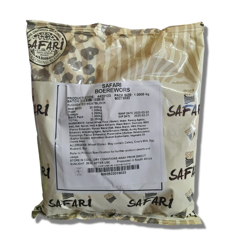 Safari Boerewors 1kg