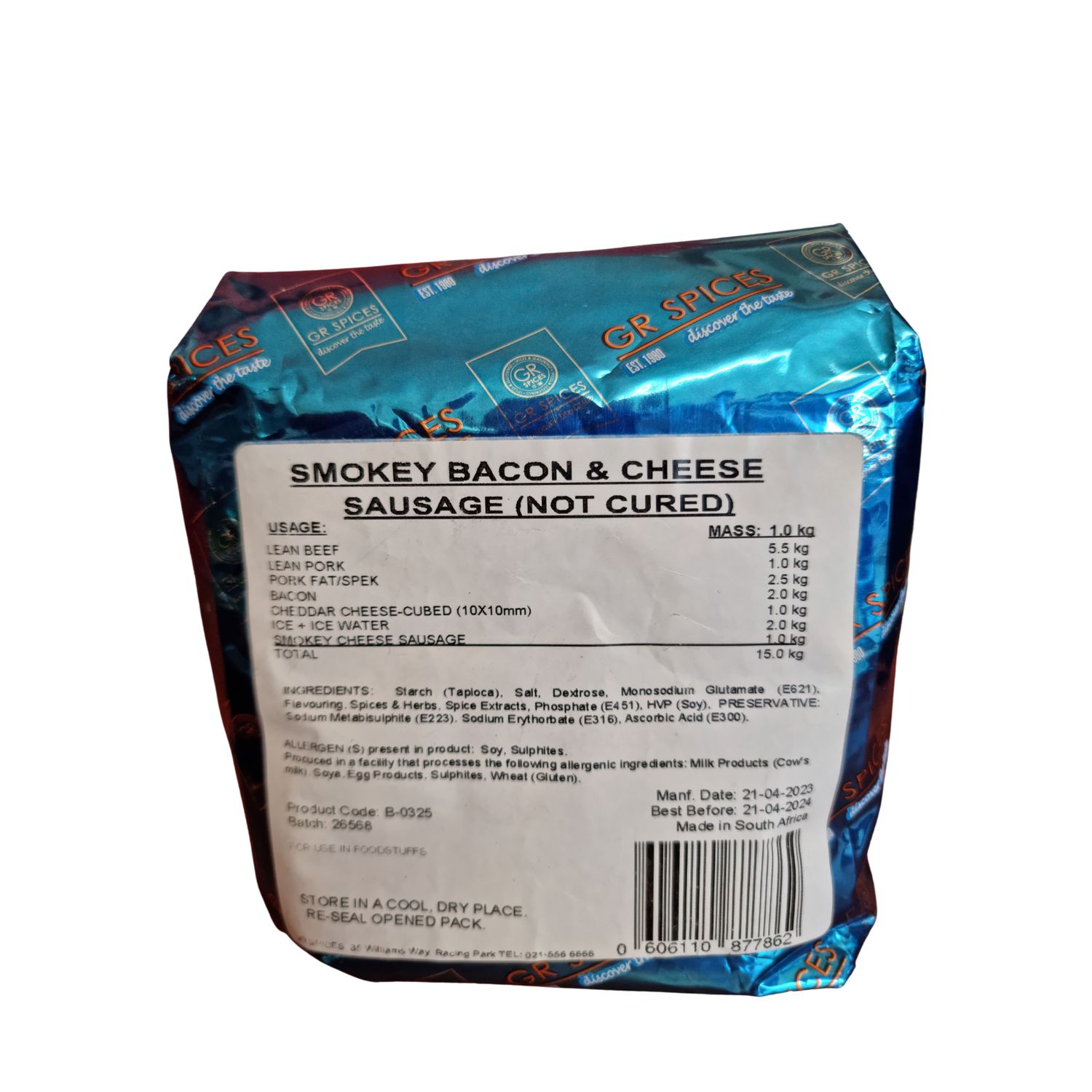 Smokey Bacon &amp; Cheese Sausage