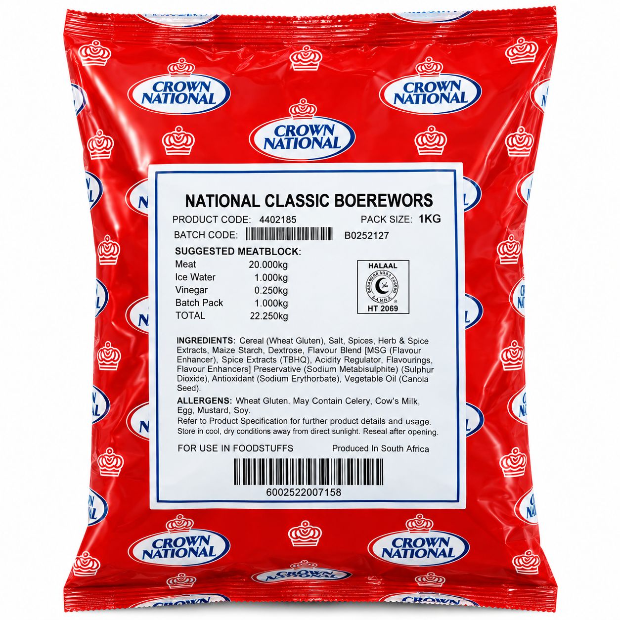 National Classic Boerewors 1kg