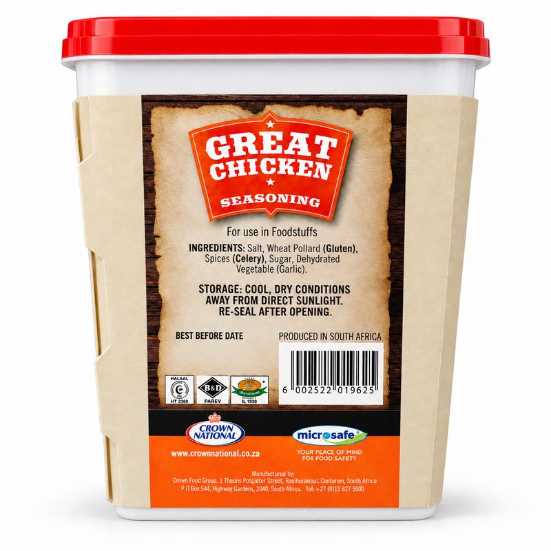 Great Chicken Seasoning 1kg Tub