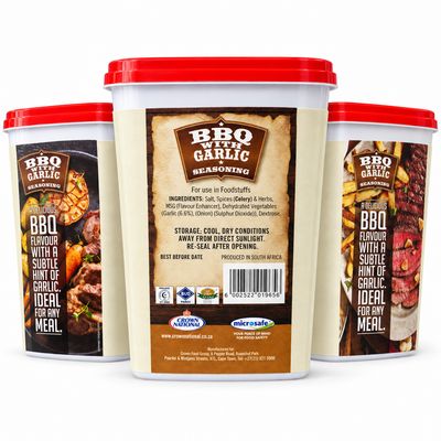 Crown National BBQ with Garlic Seasoning – 1kg Tub Crown National BBQ with Garlic Seasoning – 1kg Tub