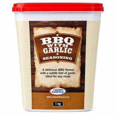 Crown National BBQ with Garlic Seasoning – 1kg Tub