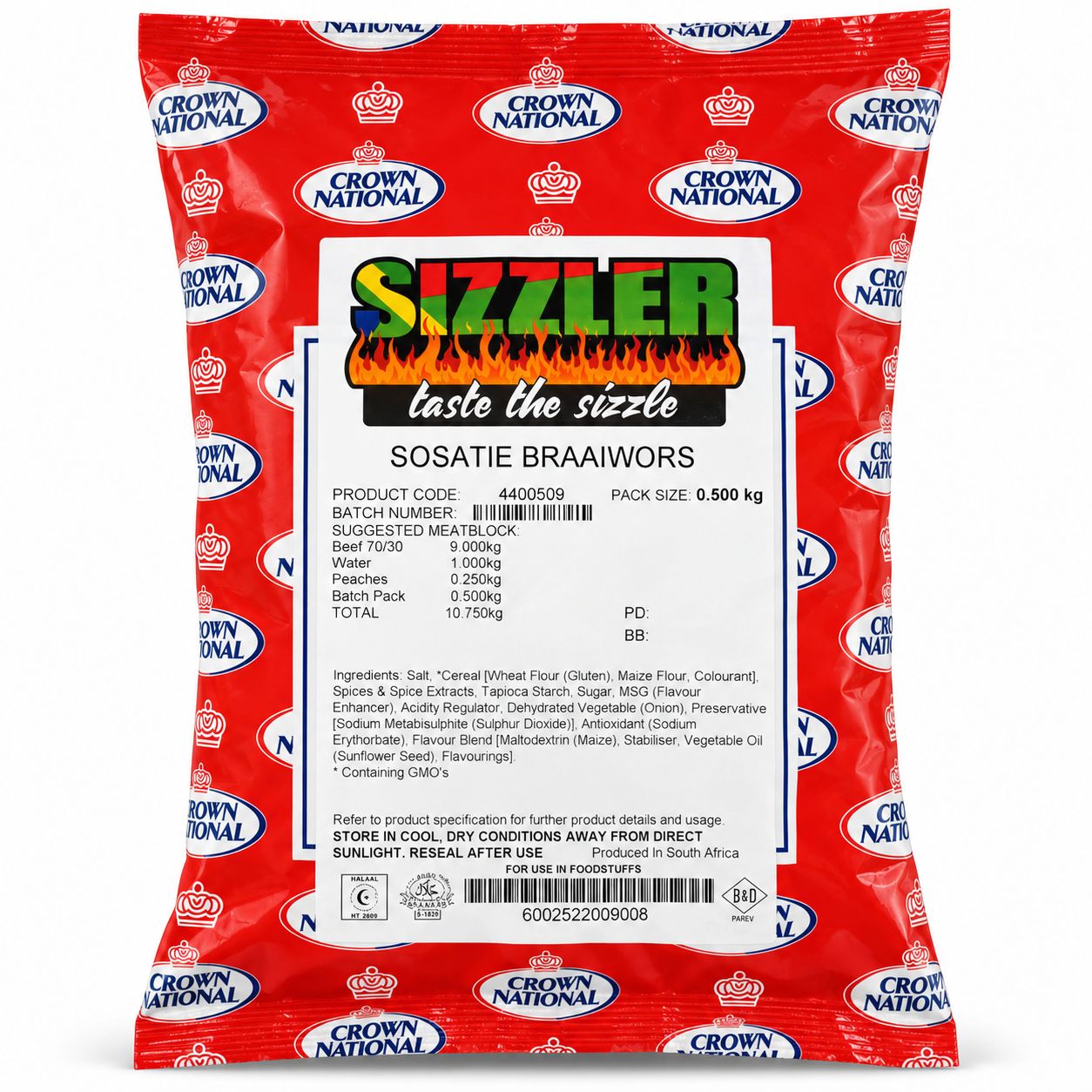 Sosatie Braaiwors 500g