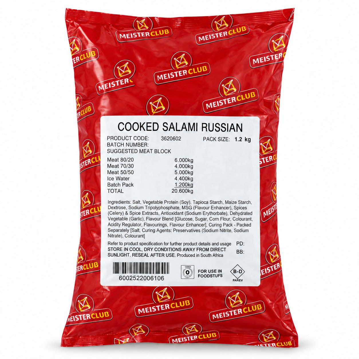 Meister Club Russian Cooked Salami 1.2kg