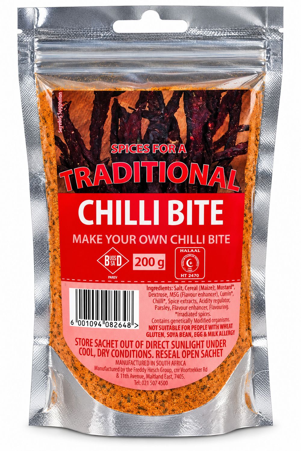 Freddy Hirsch Traditional Chilli Bite 200g