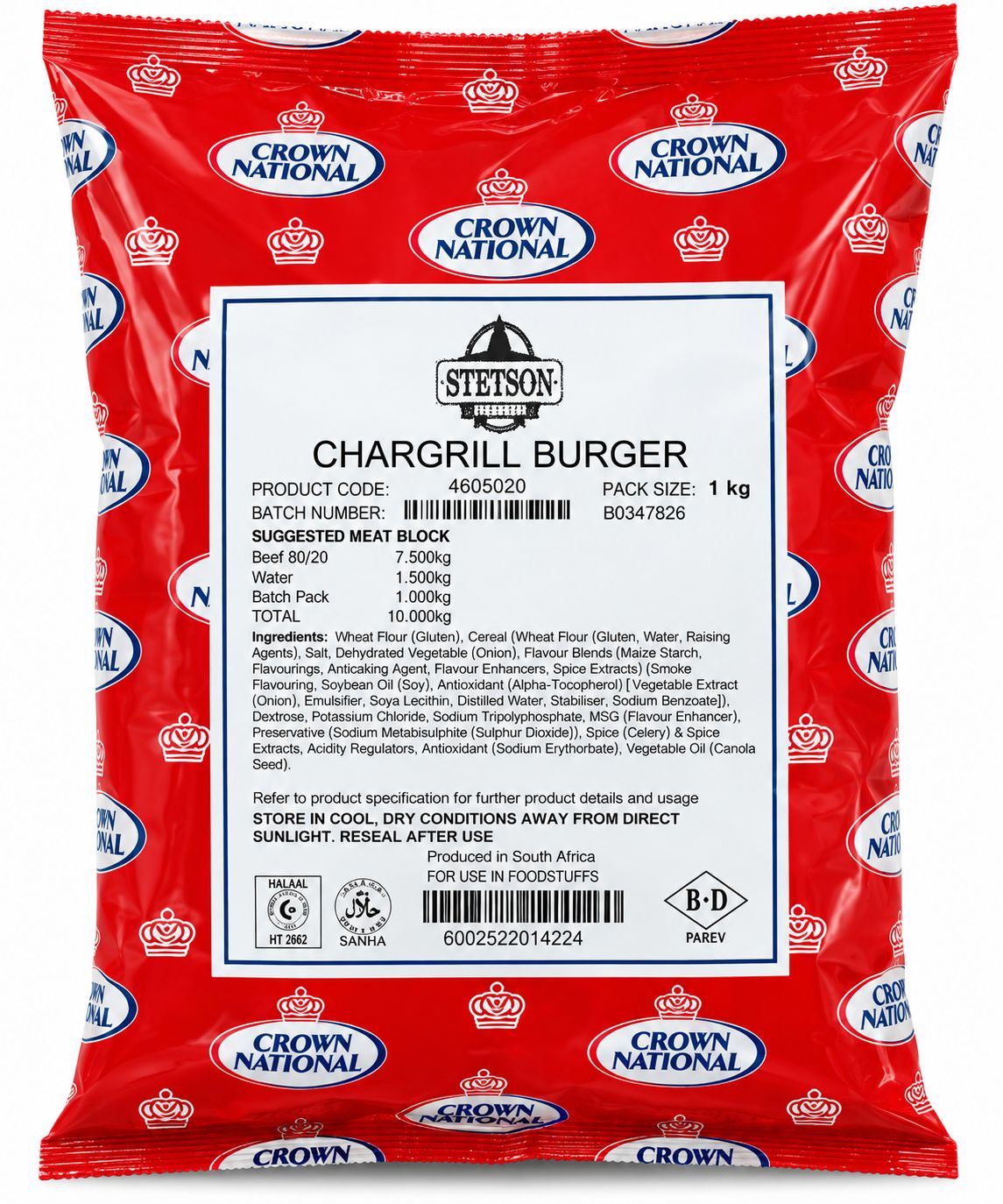 Stetson Burger Assorted 1kg
