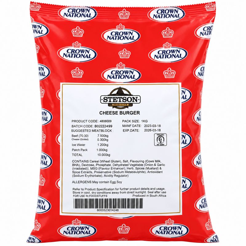 Stetson Burger Assorted 1kg