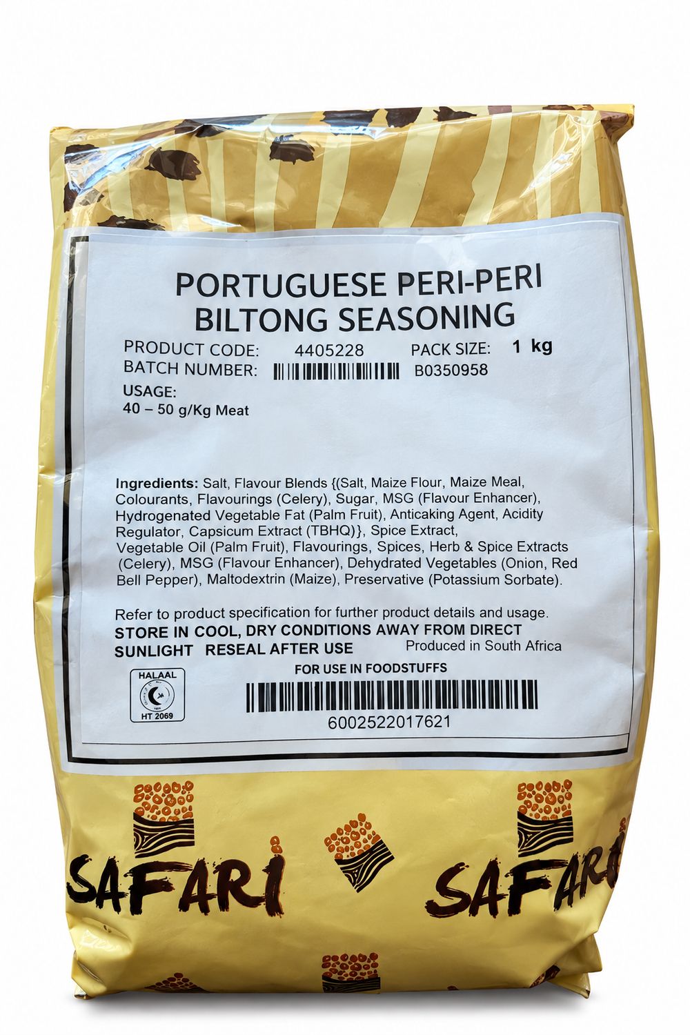 Safari Peri-Peri Biltong Seasoning 1kg
