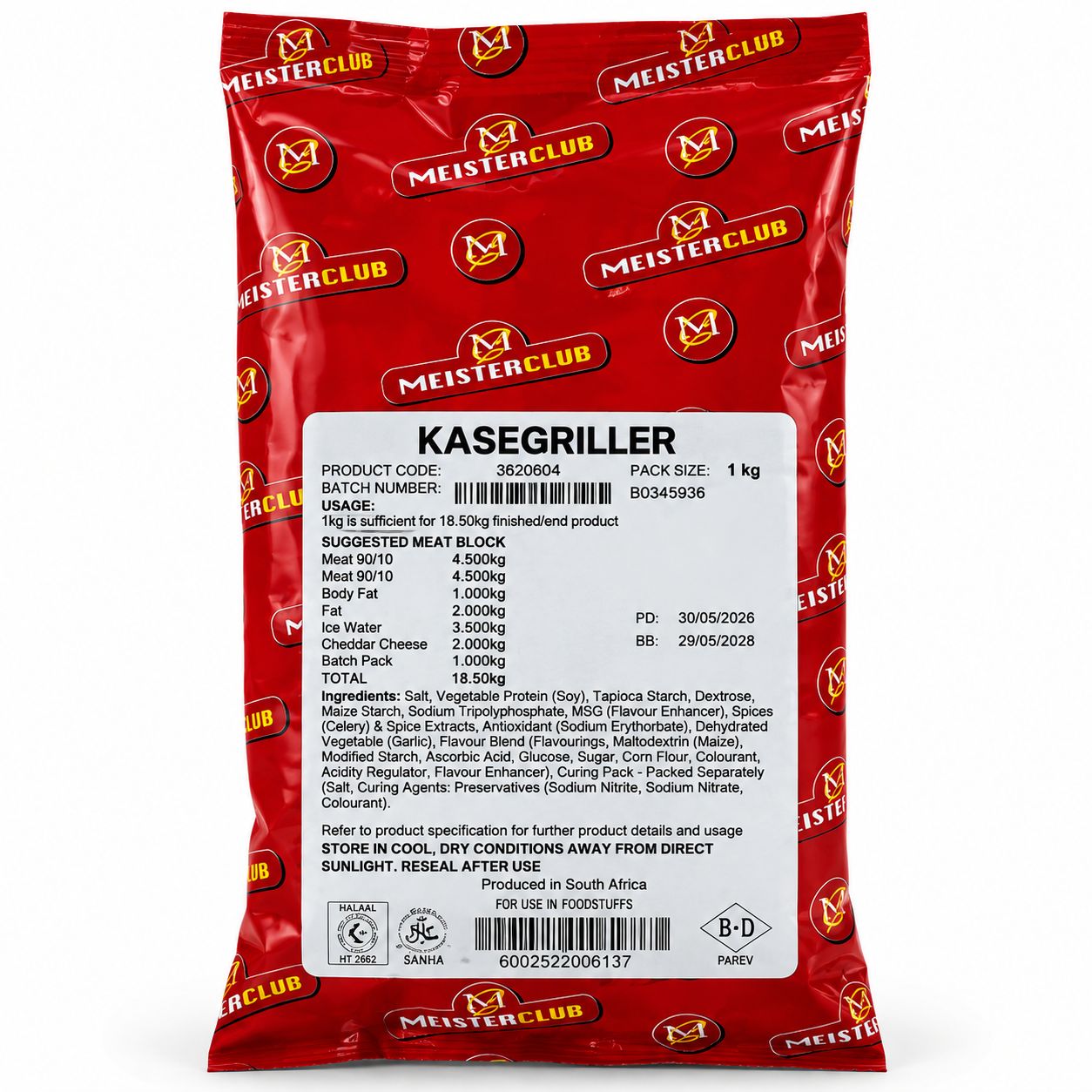 Meister Club Kasegriller 1kg