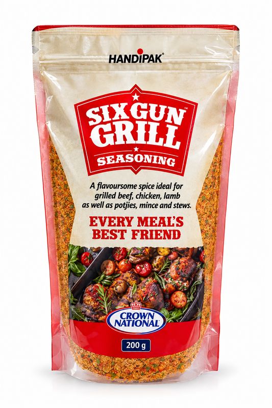 Crown National Six Gun Grill Seasoning 200g Crown National Six Gun Grill Seasoning 200g