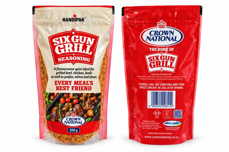 Crown National Six Gun Grill Seasoning 200g