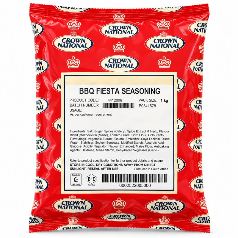Crown National BBQ Fiesta Seasoning – 1kg Crown National BBQ Fiesta Seasoning – 1kg