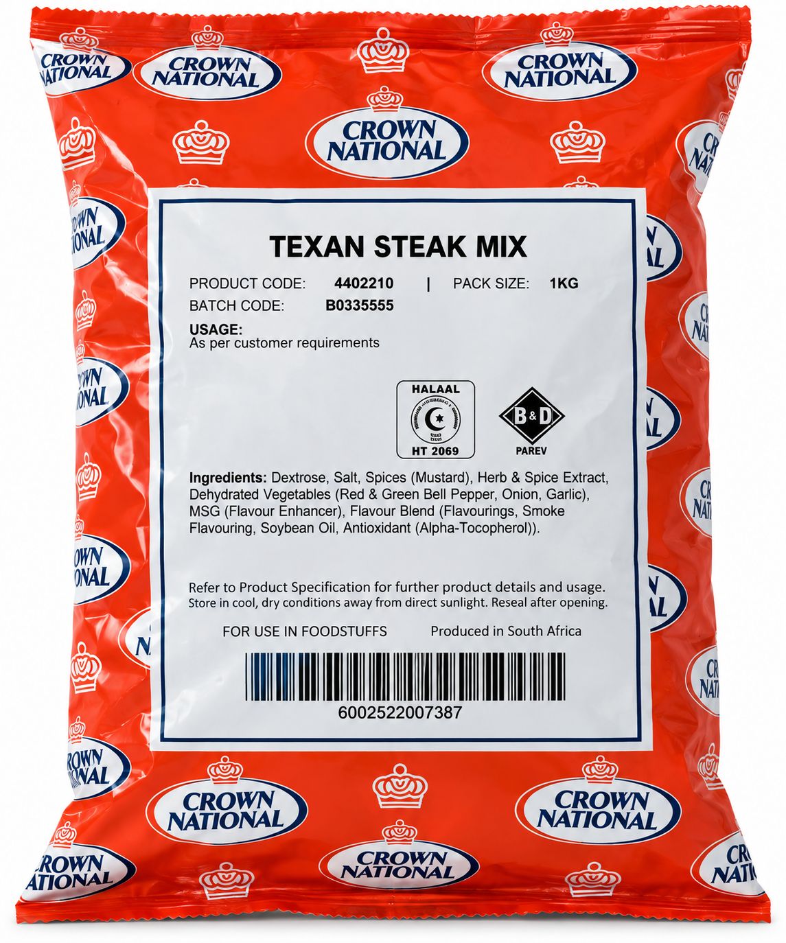 Texan Steak Mix 1kg