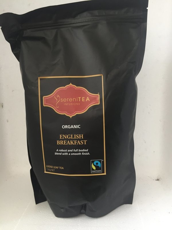 SereniTEA English Breakfast Tea 1kg loose leaf