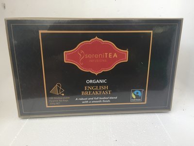 SereniTEA English Breakfast Tea 100 x pyramid tea bags