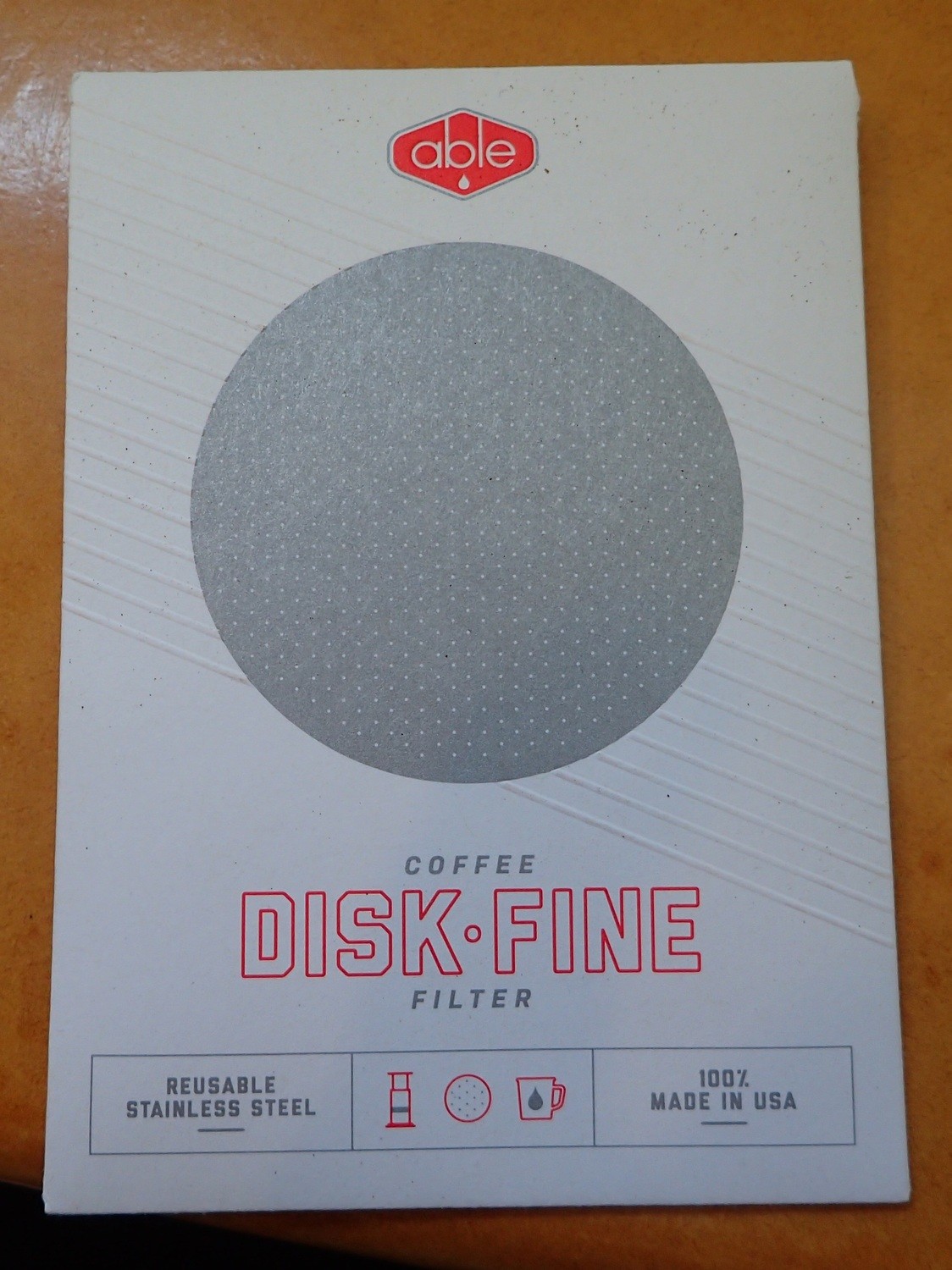 Able Disk Fine SS filter for Aeropress