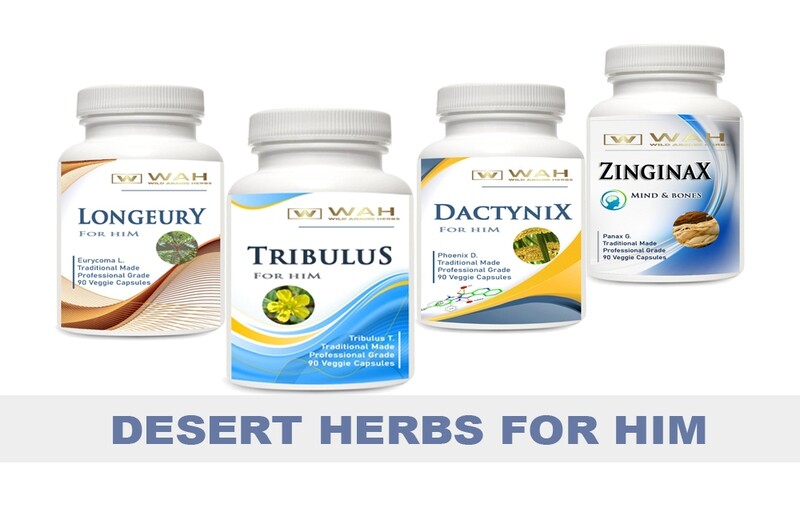 Desert Herbs for Him - Full Pack of 4