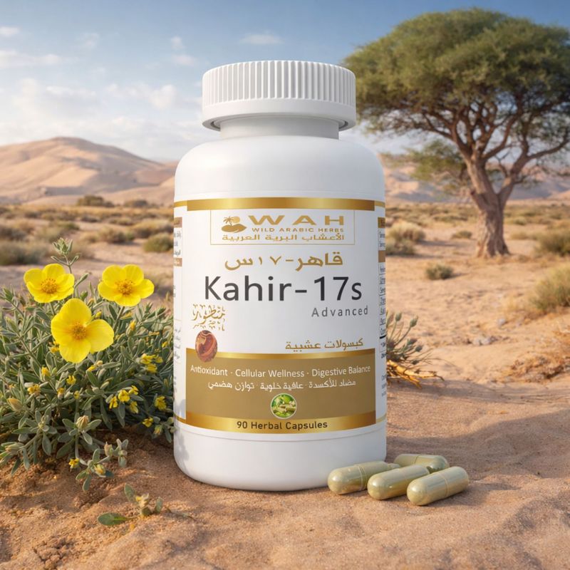 Kahir-17s - Desert Herbs Formula for Stomach (90 Capsules)