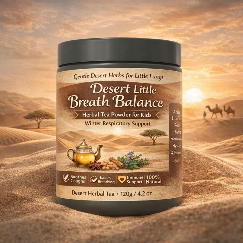 Desert Little Breath Balance - Herbal Tea Powder for Kids (120g)